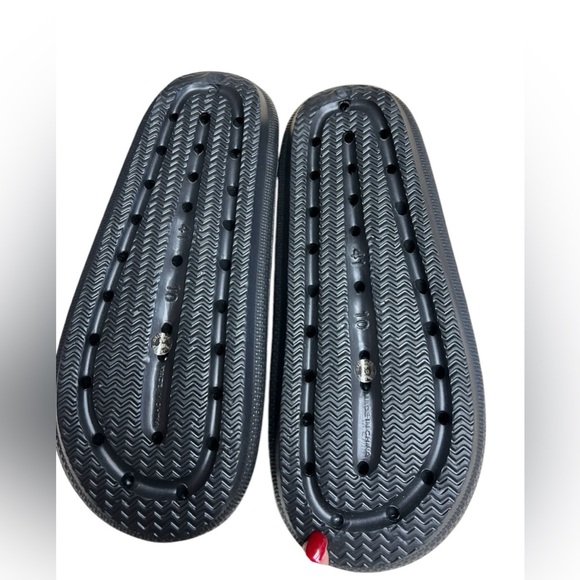 NWT Mixit 2 Buckle Cushion Black Sandals 10 - Picture 4 of 8